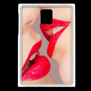 Coque Blackberry Passport Bouche sexy Lesbienne et rouge à lèvres gloss