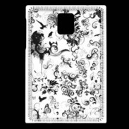 Coque Blackberry Passport Design Fleur Tribal