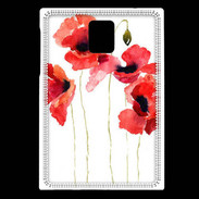 Coque Blackberry Passport Dessin de coquelicot