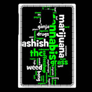 Coque Blackberry Passport Cannabis Tag