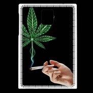 Coque Blackberry Passport Fumeur de cannabis