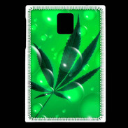 Coque Blackberry Passport Cannabis Effet bulle verte