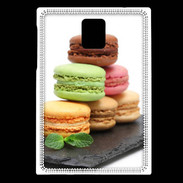 Coque Blackberry Passport Macarons sur ardoise