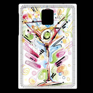 Coque Blackberry Passport cocktail en dessin