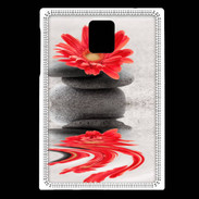 Coque Blackberry Passport Fleurs et galet