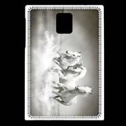 Coque Blackberry Passport Chevaux blancs