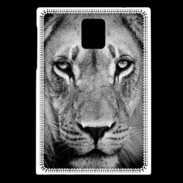 Coque Blackberry Passport Lion en noir et blanc