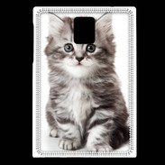 Coque Blackberry Passport Chaton gris 