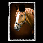 Coque Blackberry Passport Portrait de cheval en peinture