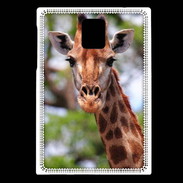 Coque Blackberry Passport Portrait d'une Giraffe