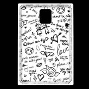 Coque Blackberry Passport Mélange de mots