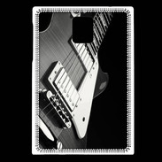 Coque Blackberry Passport Guitare en noir et blanc