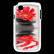 Coque LG L40 Fleurs et galet