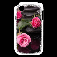 Coque LG L40 Rose et Galet Zen