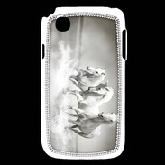 Coque LG L40 Chevaux blancs