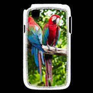 Coque LG L40 Couple de macaw