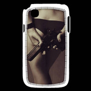 Coque LG L40 Attention maîtresse dangereuse