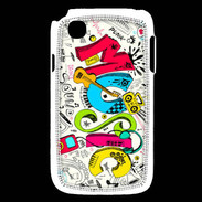 Coque LG L40 Graffiti Musique