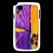 Coque LG L40 Peinture de champs de lavande 