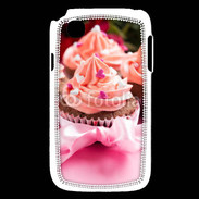 Coque LG L40 Cupcake et ruban rose