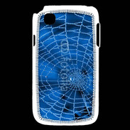 Coque LG L40 Toile d'araignée bleue