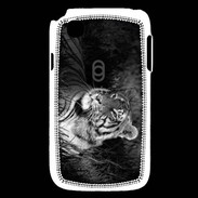 Coque LG L40 Tigre du Bengale en noir et blanc