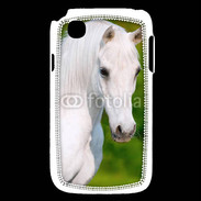 Coque LG L40 Portrait cheval blanc 10