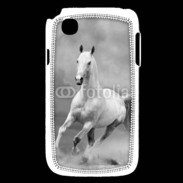 Coque LG L40 Cheval en noir et blanc 55