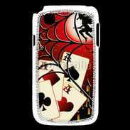 Coque LG L40 Halloween poker