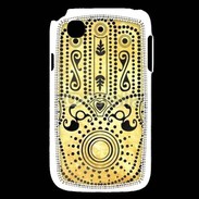Coque LG L40 Islam noir et jaune 25