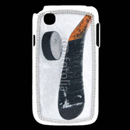 Coque LG L40 Crosse et palet de Hockey sur glace