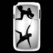 Coque LG L40 Silhouette d'escrimeurs