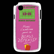 Coque LG L40 Merci l'arbitre Bonus offensif-défensif Rose
