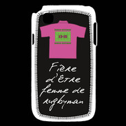 Coque LG L40 Femme de rugbyman Bonus offensif-défensif Noir