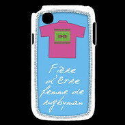 Coque LG L40 Femme de rugbyman Bonus offensif-défensif Bleu
