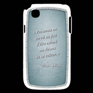Coque LG L40 Survie valeur Turquoise Citation Oscar Wilde