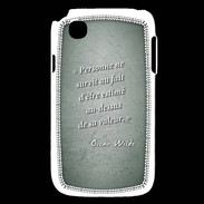 Coque LG L40 Survie valeur Vert Citation Oscar Wilde