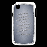 Coque LG L40 Sympathiser Bleu Citation Oscar Wilde