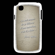 Coque LG L40 Tentation Sepia Citation Oscar Wilde