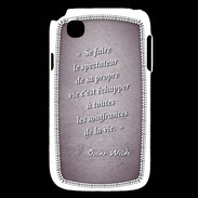 Coque LG L40 Spectateur Violet Citation Oscar Wilde