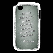 Coque LG L40 Trop moderne Vert Citation Oscar Wilde