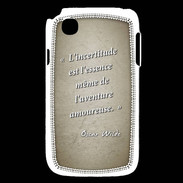 Coque LG L40 Incertitude Sepia Citation Oscar Wilde