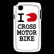 Coque LG L40 i love Cross Motor