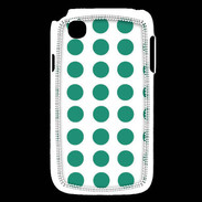 Coque LG L40 pois vert d'eau