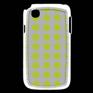 Coque LG L40 pois gris & vert