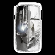 Coque LG L40 Voiture en noir et blanc PR 20