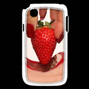 Coque LG L40 Plaisir et fraise PR10