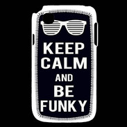 Coque LG L40 Keep Calm Funky Noir