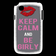 Coque LG L40 Keep Calm Girl Gris