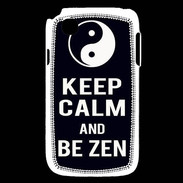 Coque LG L40 Keep Calm Be Zen Noir